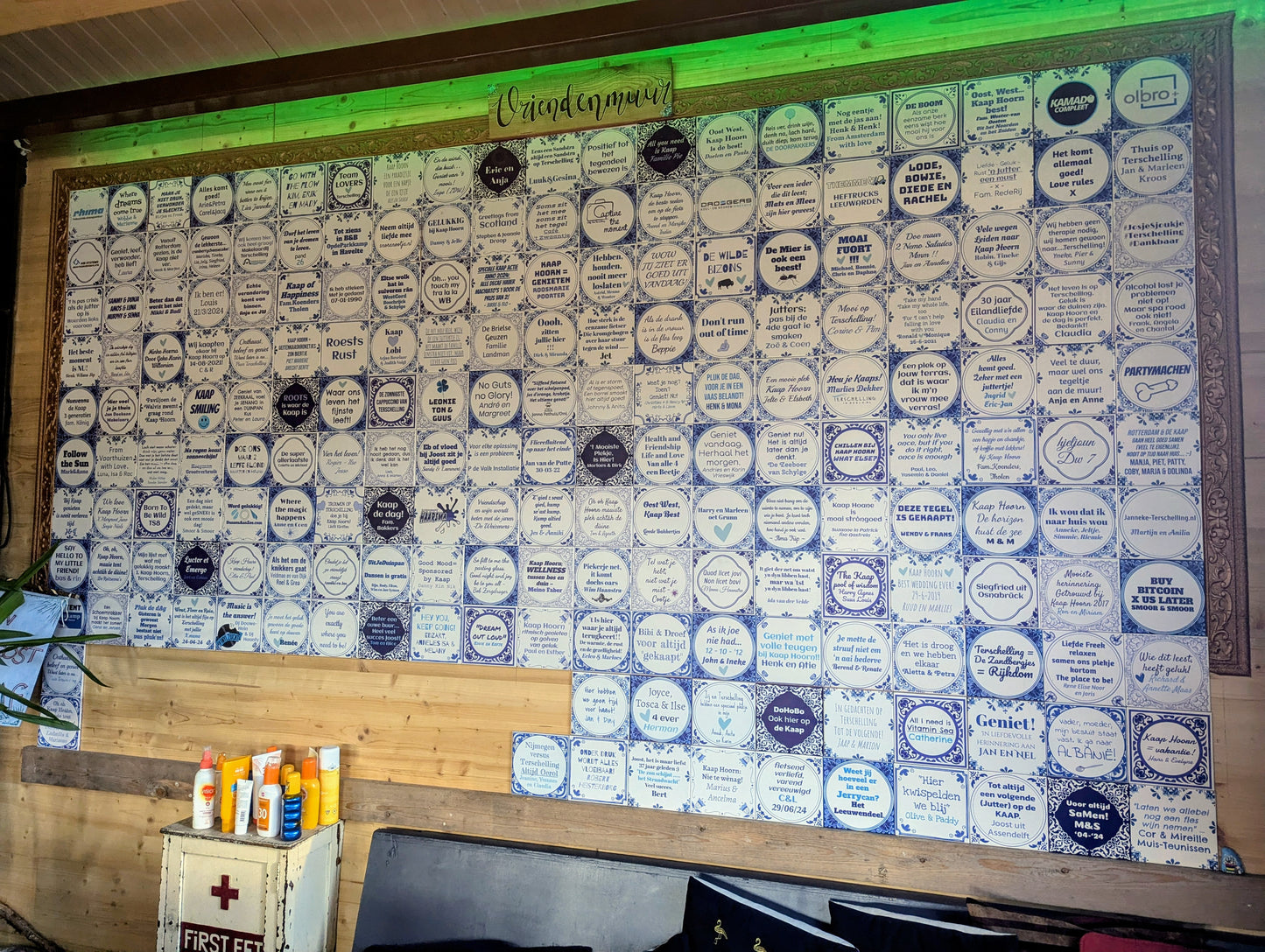 Gepersonaliseerd tegeltje Kaap Hoorn