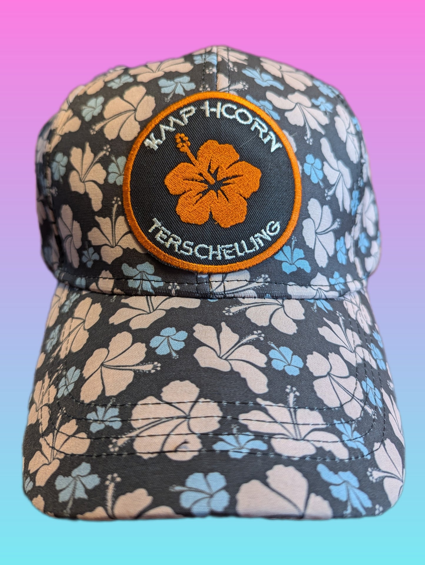 Cap Kaap Hoorn flowers blue/orange