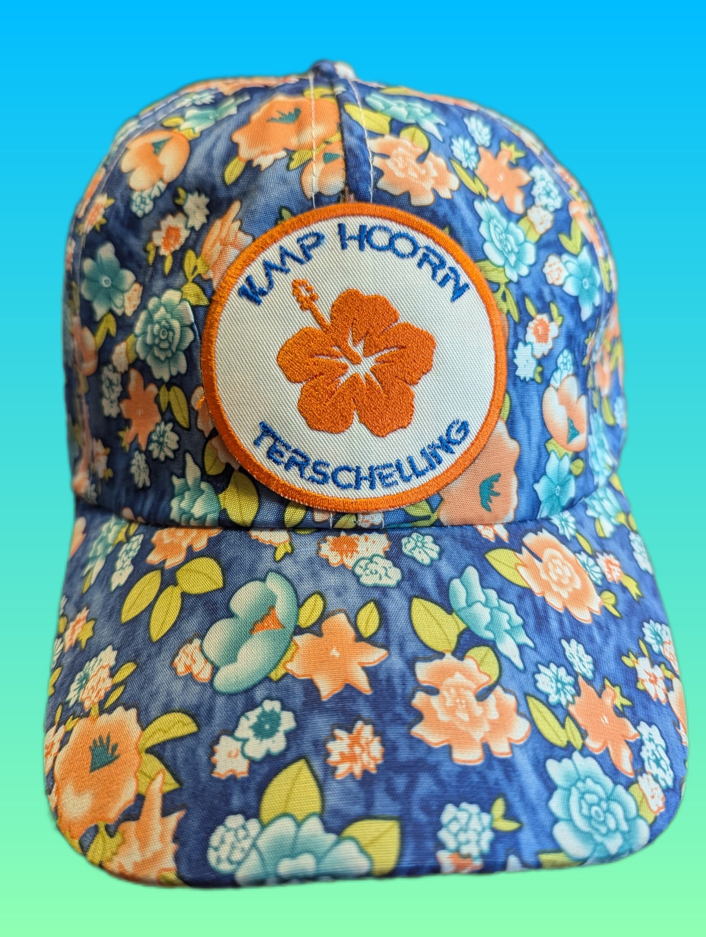 Cap Kaap Hoorn flowers multi blue/orange